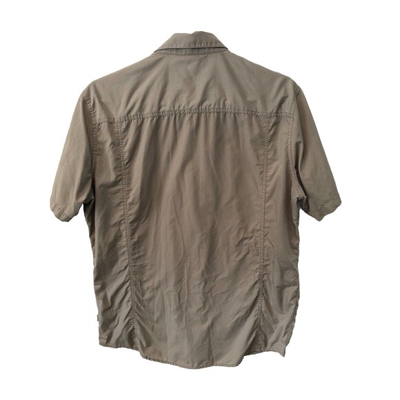 Kuhl Mountain Grown Shirt Men’s Large Snap Button Short Sleeve Hiking Gropcore - Picture 8 of 8